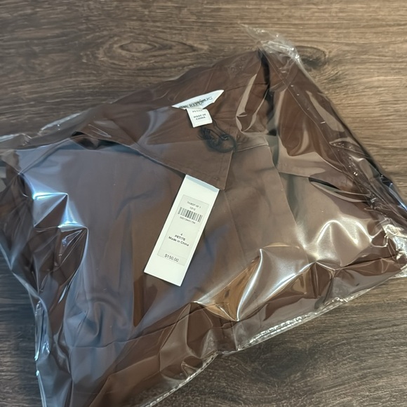 NWT! Banana Republic Espresso Brown Cotton Poplin Boiler Suit - Multiple🦋 - Picture 11 of 11